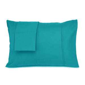 "Nestl Bedding Body Pillowcase - Set Of 1 Microfiber Pillow Case - Body Pillow Size 20""x54"", Light Orange"
